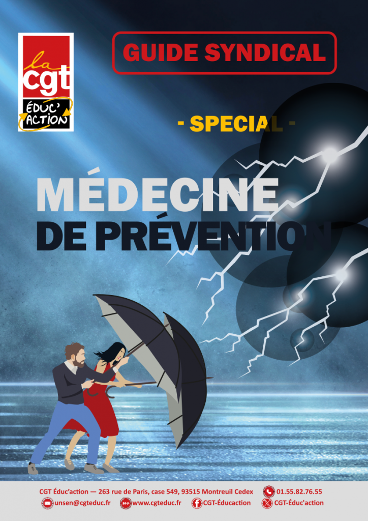 Guide syndical – Médecine de Prévention