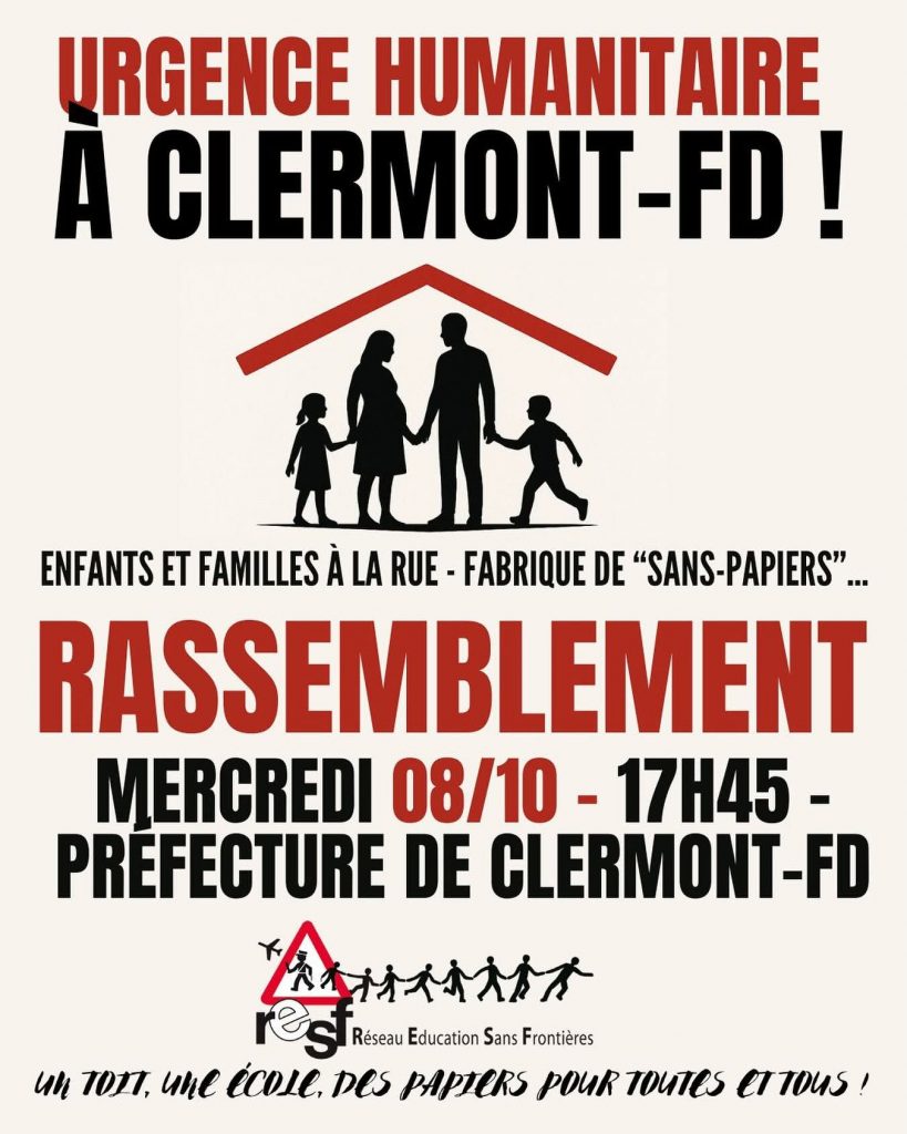 Urgence humanitaire à Clermont-Ferrand :