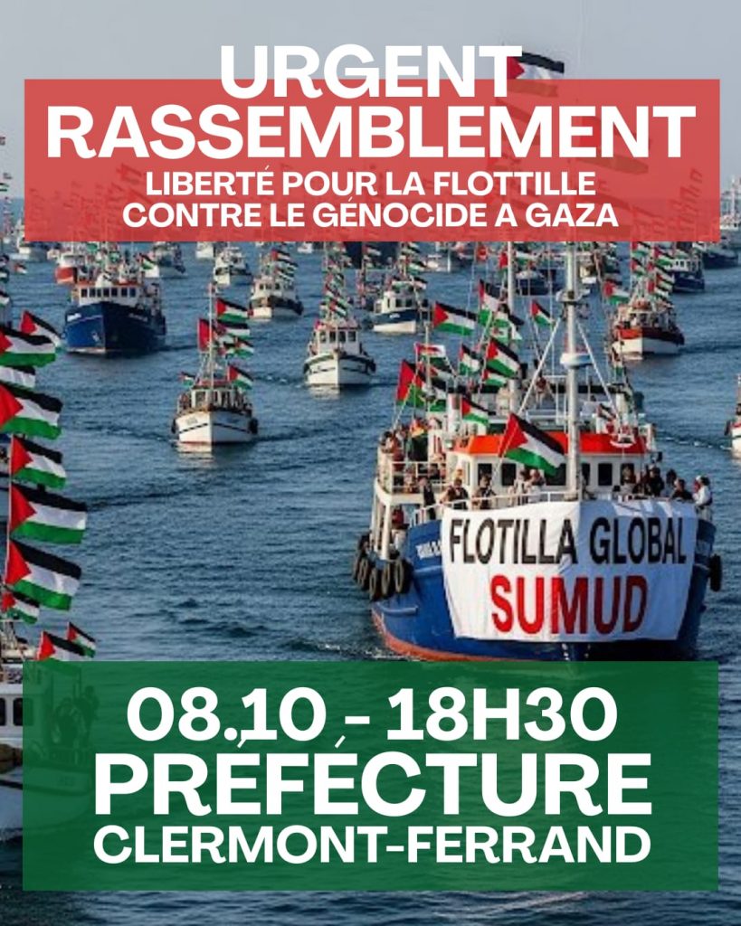 Urgence : Liberté pour la Flottille contre le Génocide à Gaza