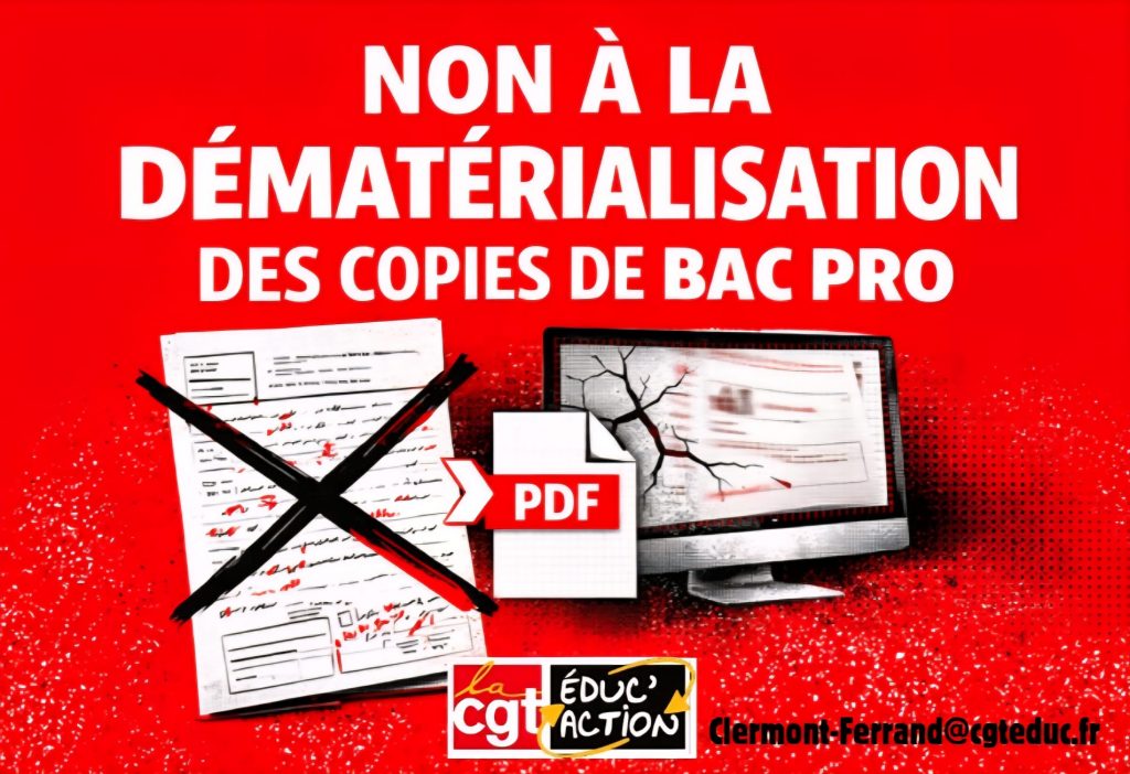 Dématérialisation des corrections en Bac professionnel  : un nivellement vers le bas !